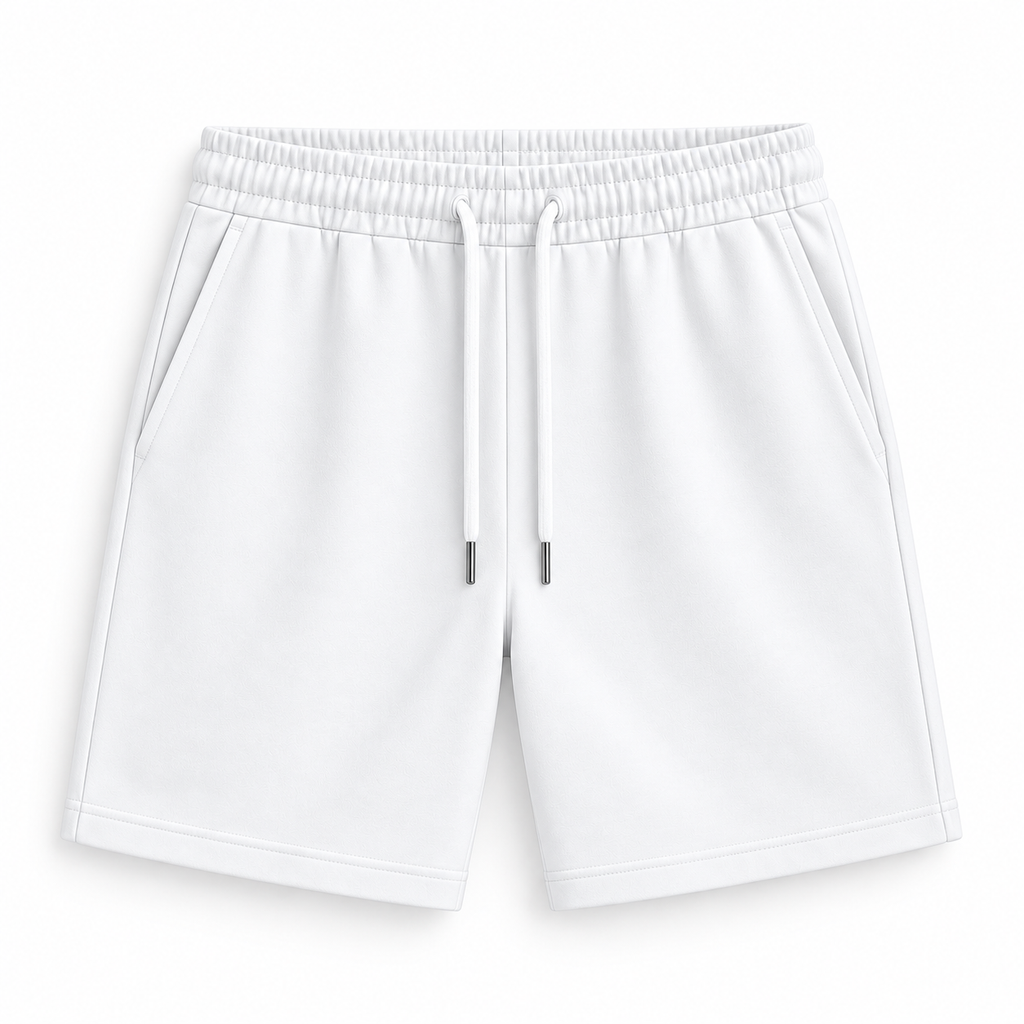 HEAVYWEIGHT COTTON RELAX SHORT – WHITE