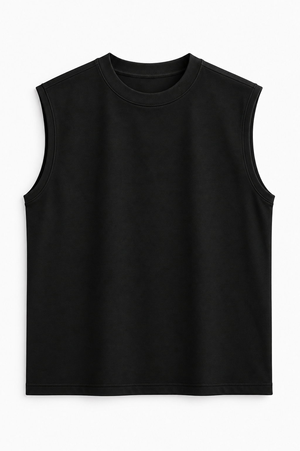 HEAVYWEIGHT COTTON RELAX TANK – BLACK