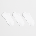 LOT DE 3 PAIRES DE SOCQUETTES BLANCHES