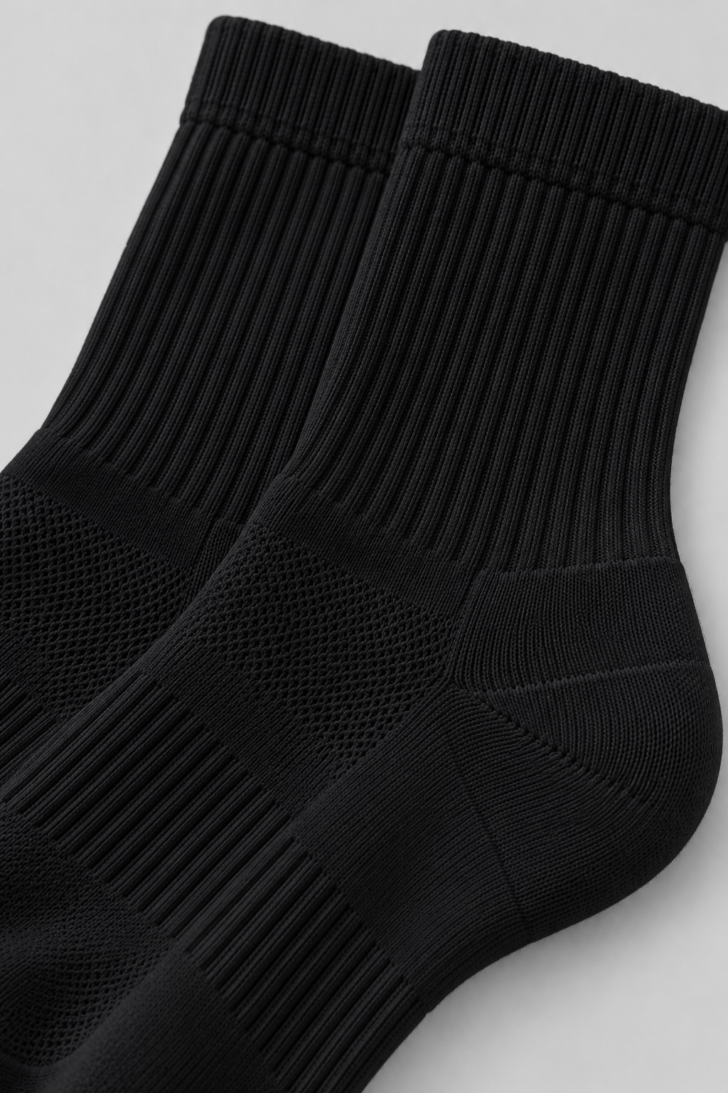 MID-CALF SPORTS SOCKS - BLACK | 3-PACK