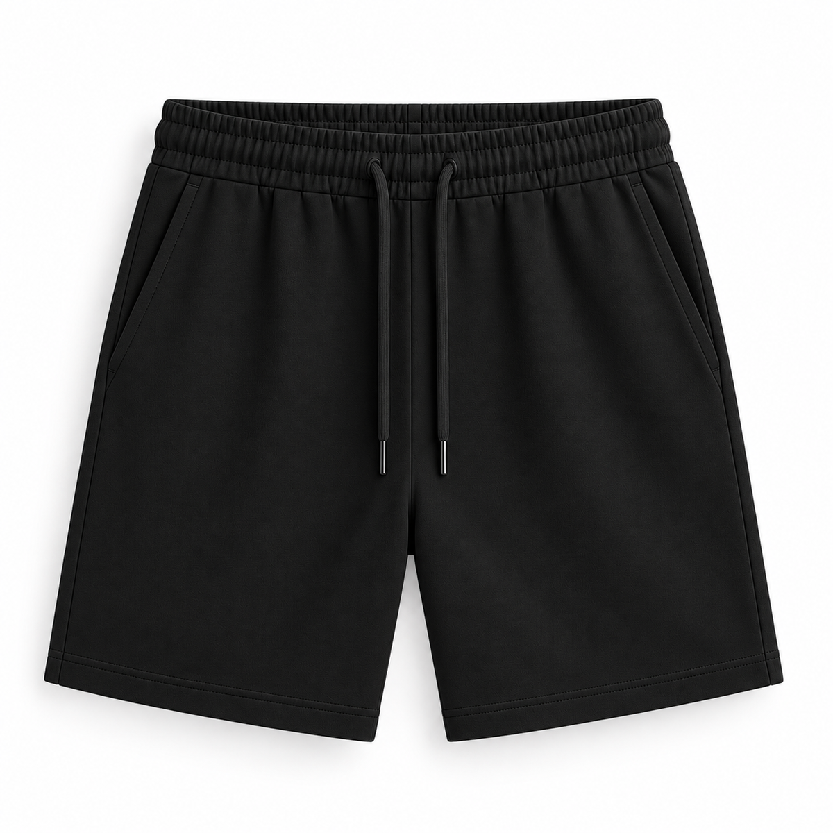 HEAVYWEIGHT COTTON RELAX SHORT – BLACK