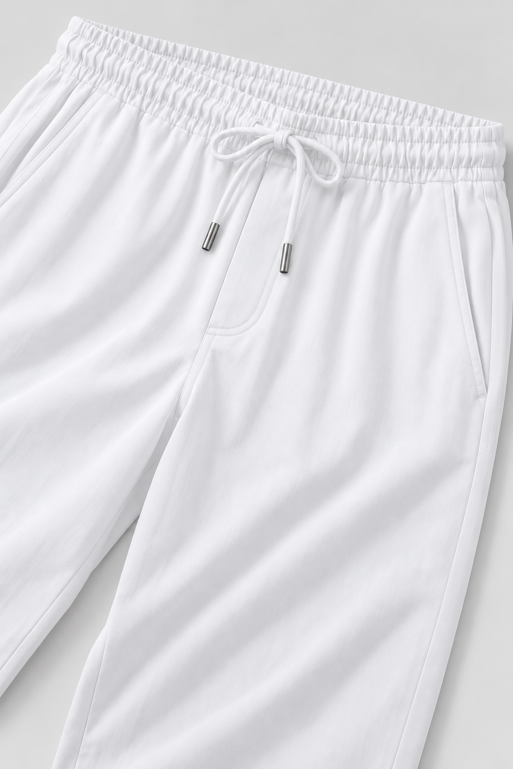 LOOSE-FITTING LINEN TROUSERS - WHITE