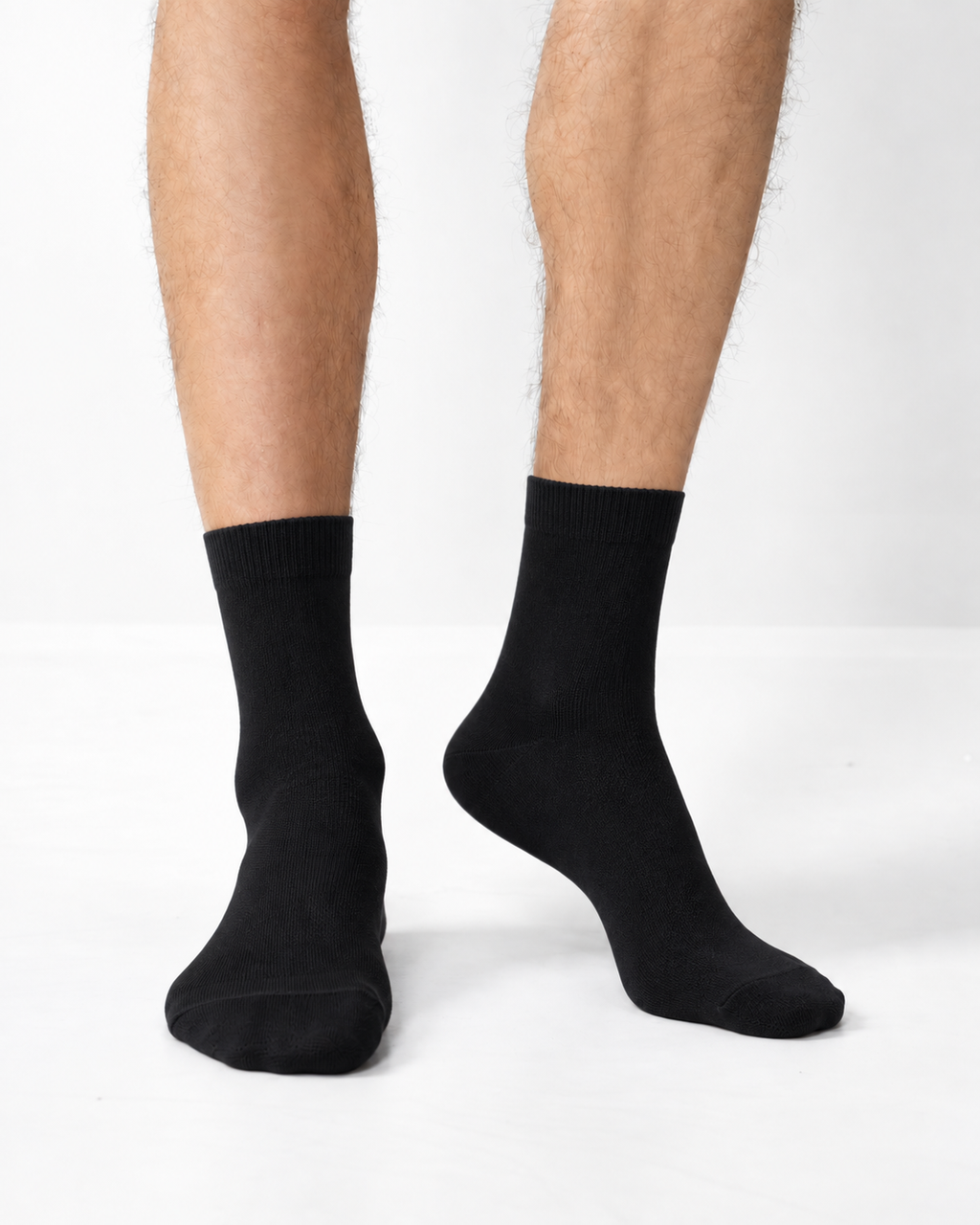 MID-CALF SOCKS - BLACK | 3-PACK