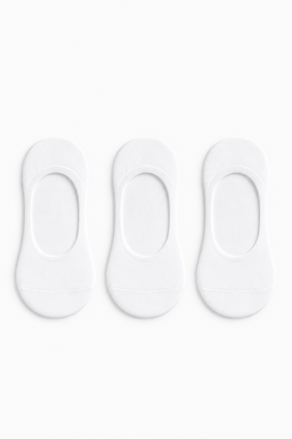 NO-SHOW SOCKS - WHITE | 3-PACK