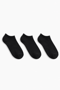 ANKLE SOCKS - BLACK | 3-PACK