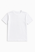 CREW NECK REGULAR T-SHIRT – WHITE