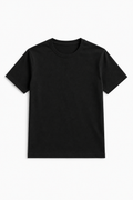 CREW NECK REGULAR T-SHIRT – BLACK