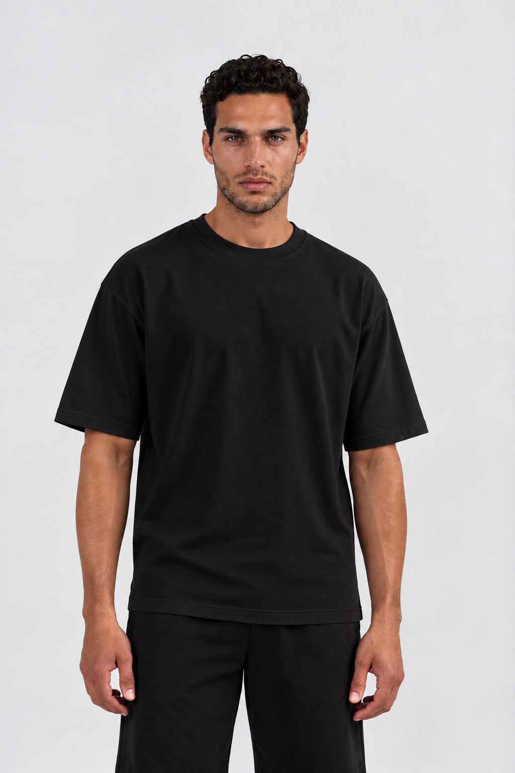 SUPIMA OVERSIZED T-SHIRT – BLACK