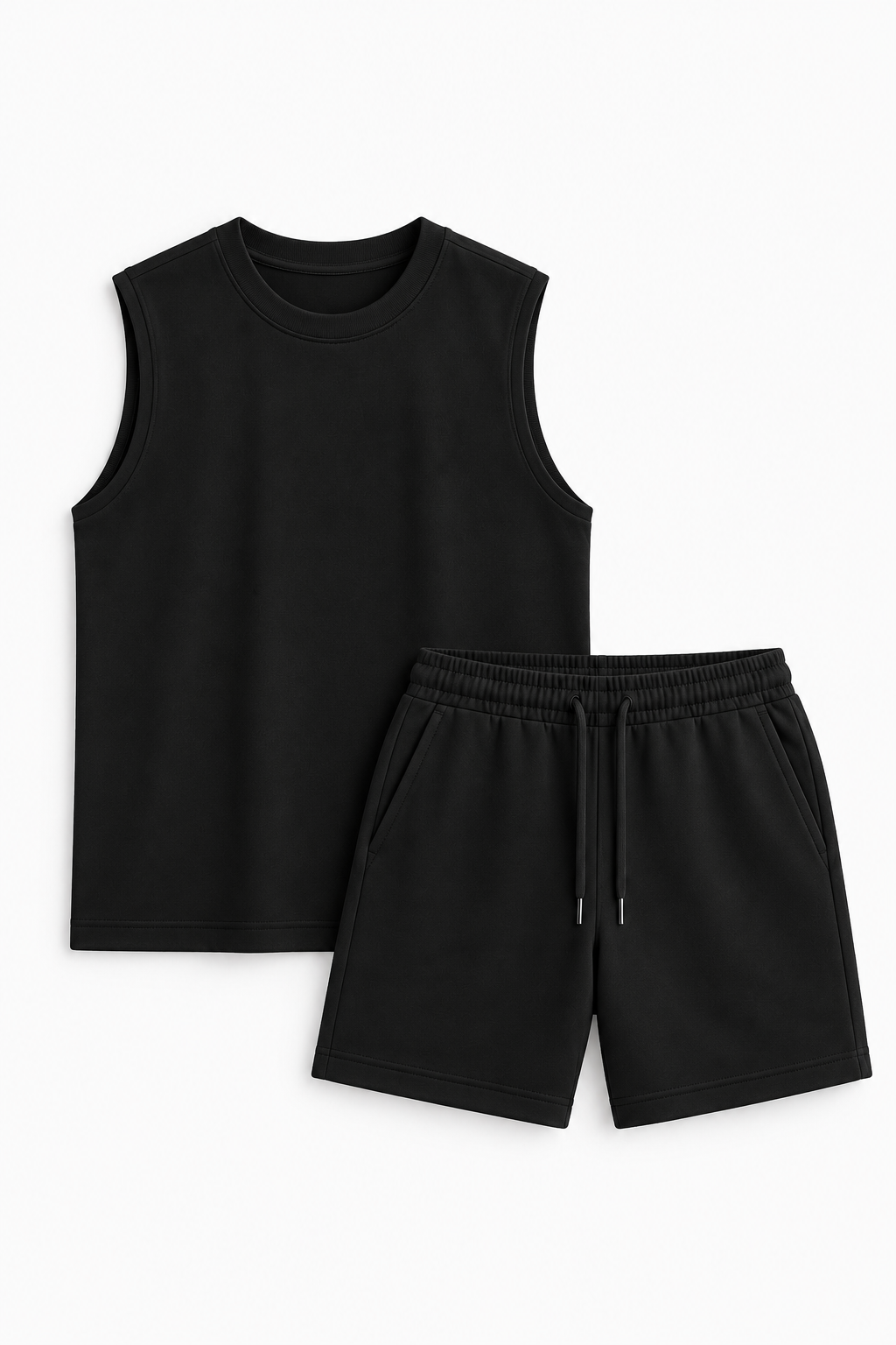 HEAVYWEIGHT COTTON RELAX SET – BLACK