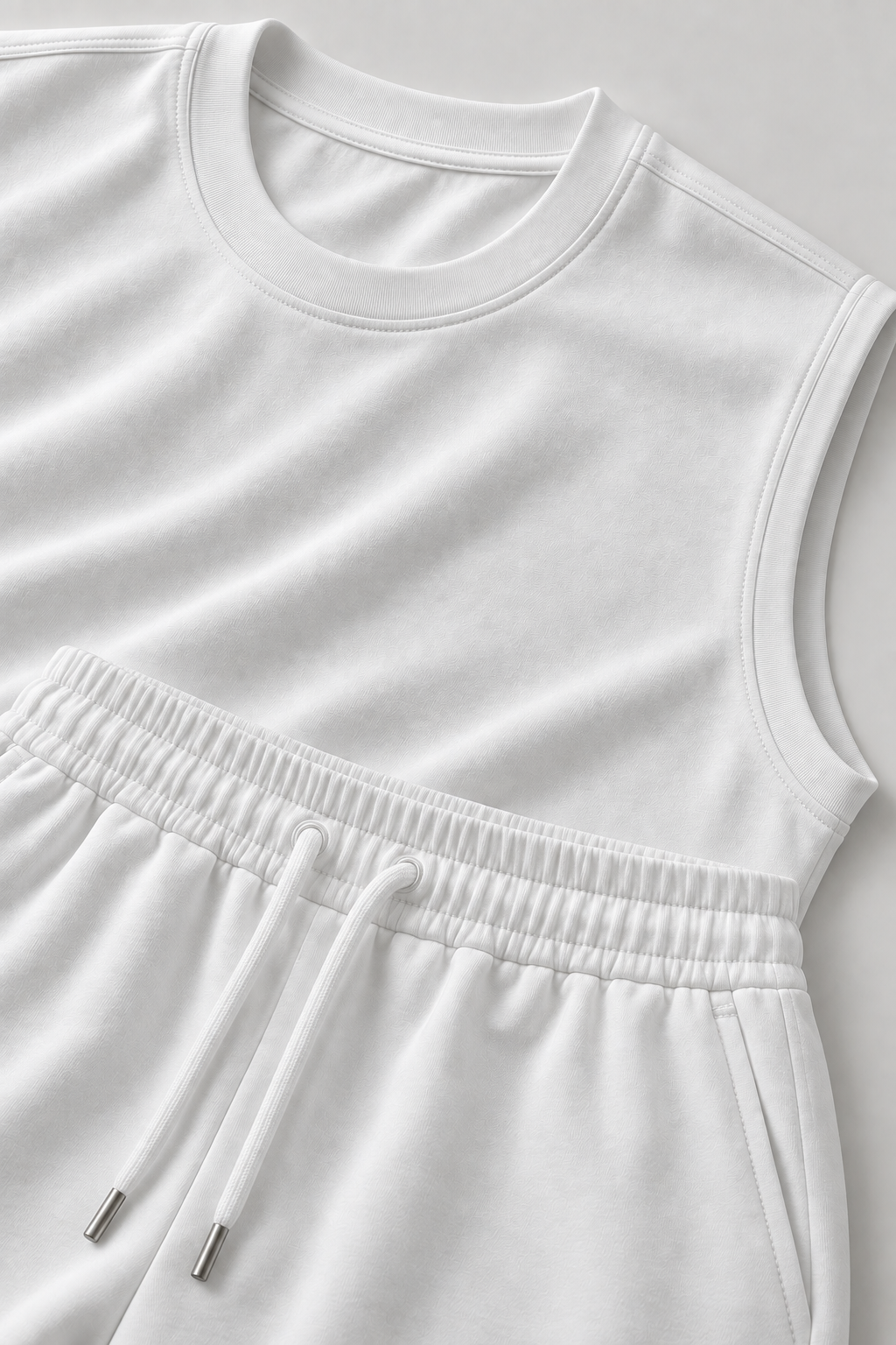 HEAVYWEIGHT COTTON RELAX SET – WHITE