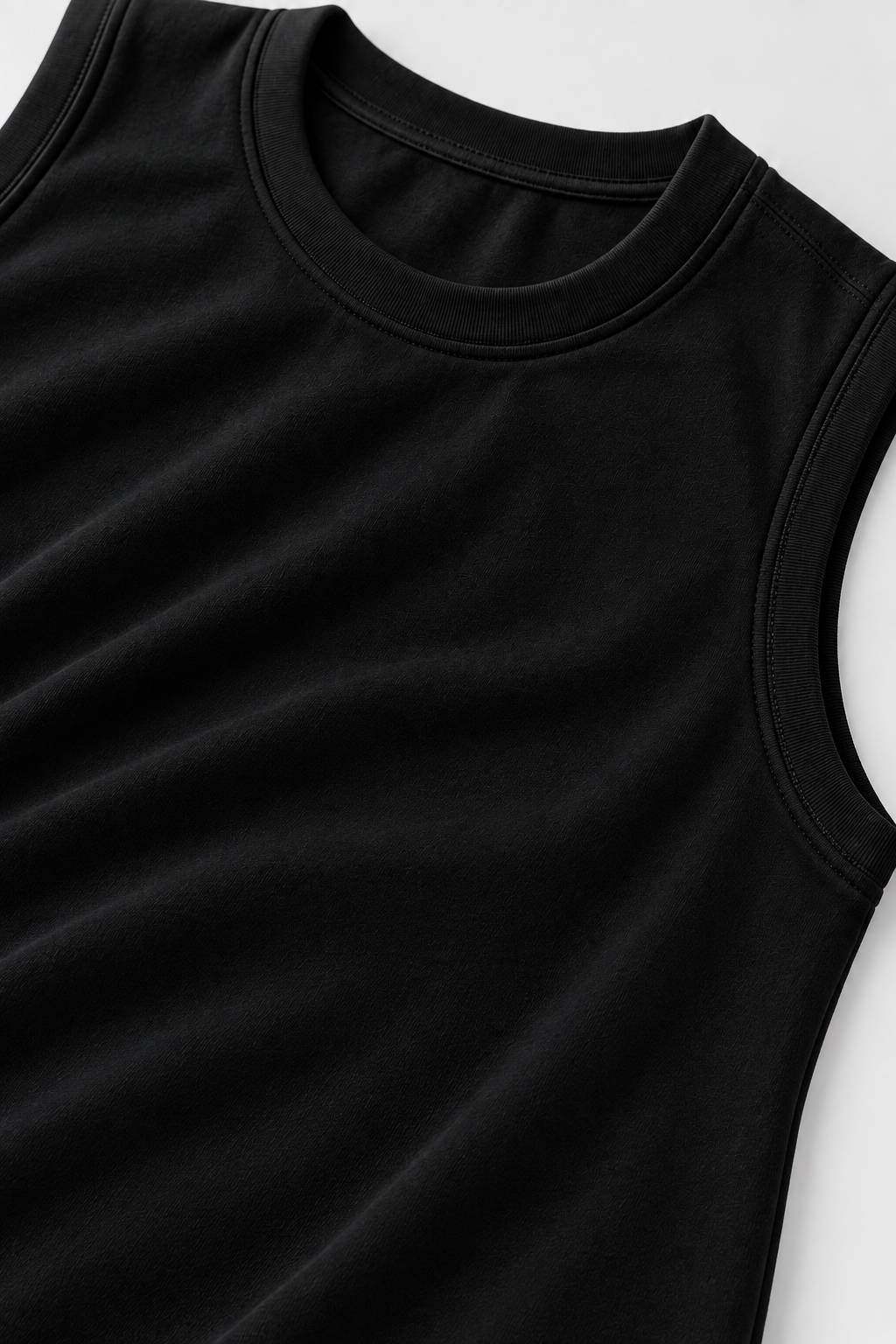 HEAVYWEIGHT COTTON RELAX TANK – BLACK