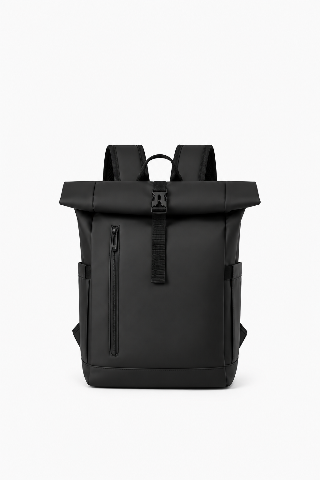 EVERYDAY ROLL-TOP BACKPACK - BLACK