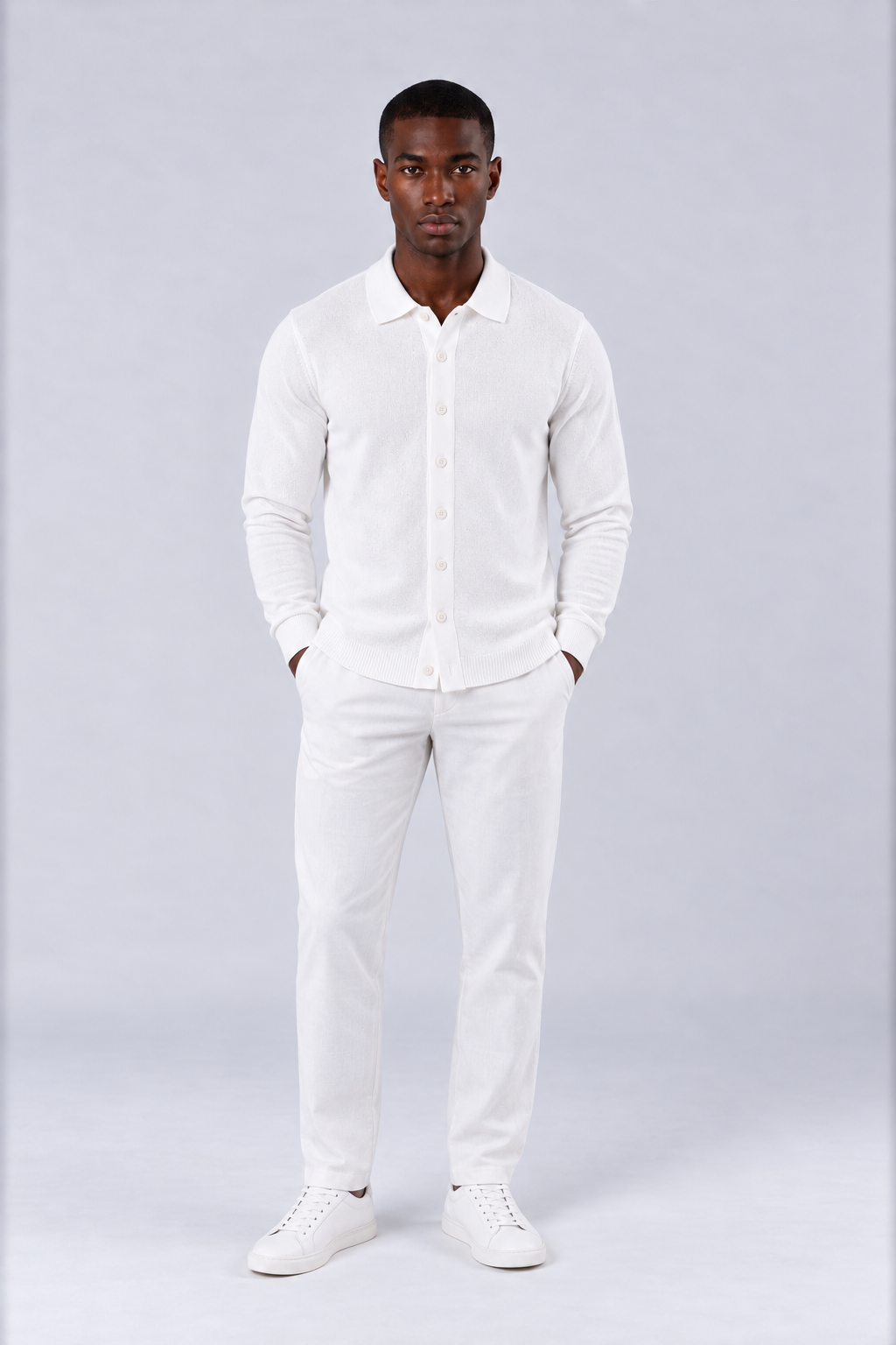 TECHNICAL TAILORED TROUSERS - WHITE