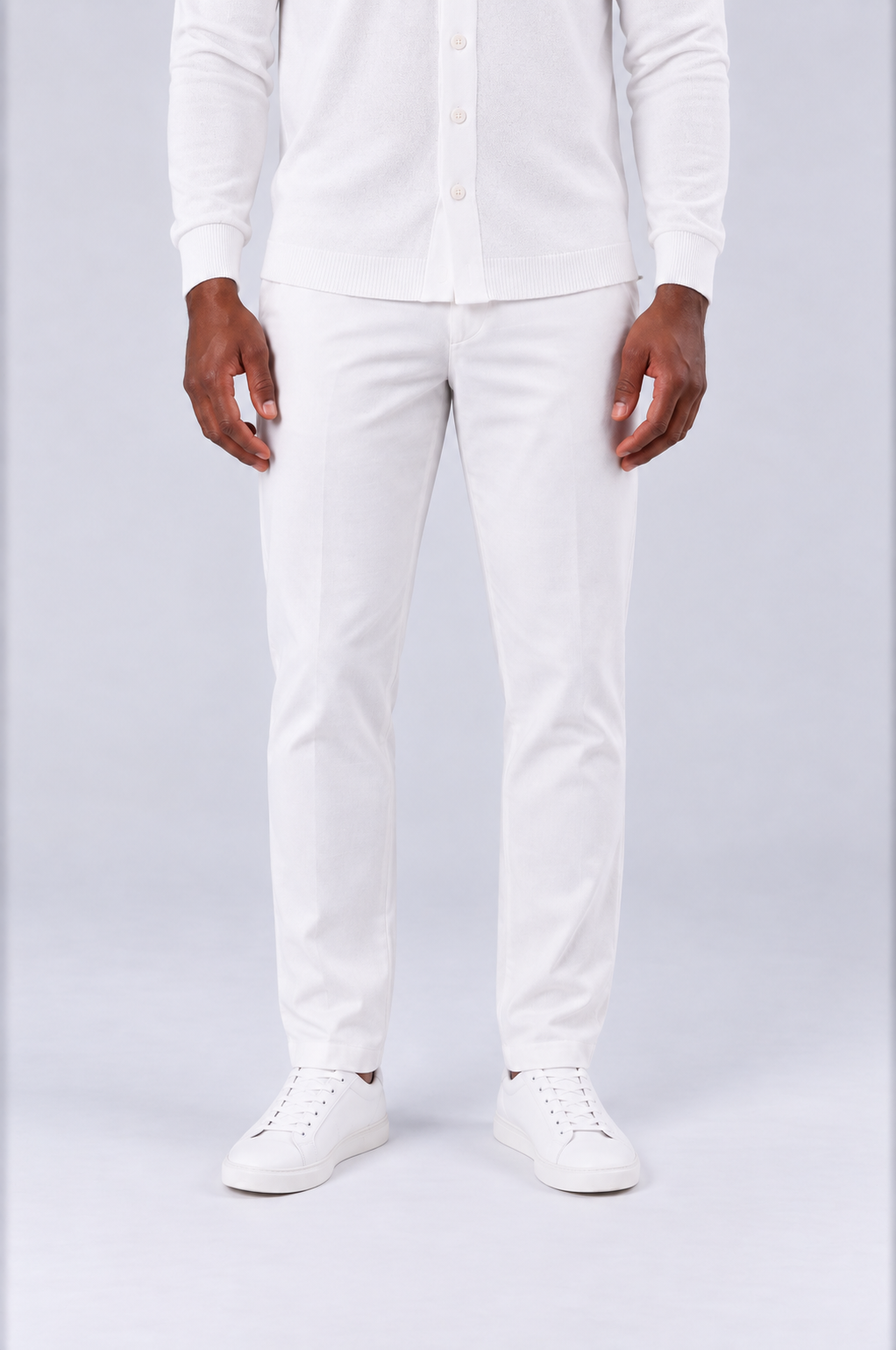 TECHNICAL TAILORED TROUSERS - WHITE