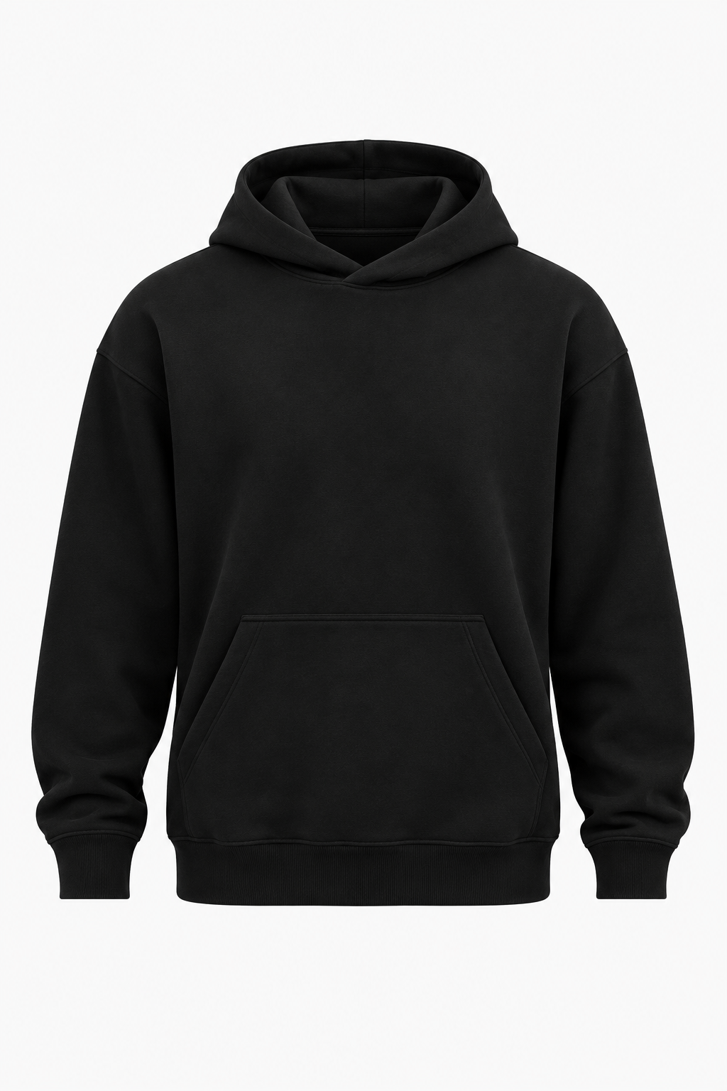 HEAVYWEIGHT STREETWEAR HOODIE - BLACK