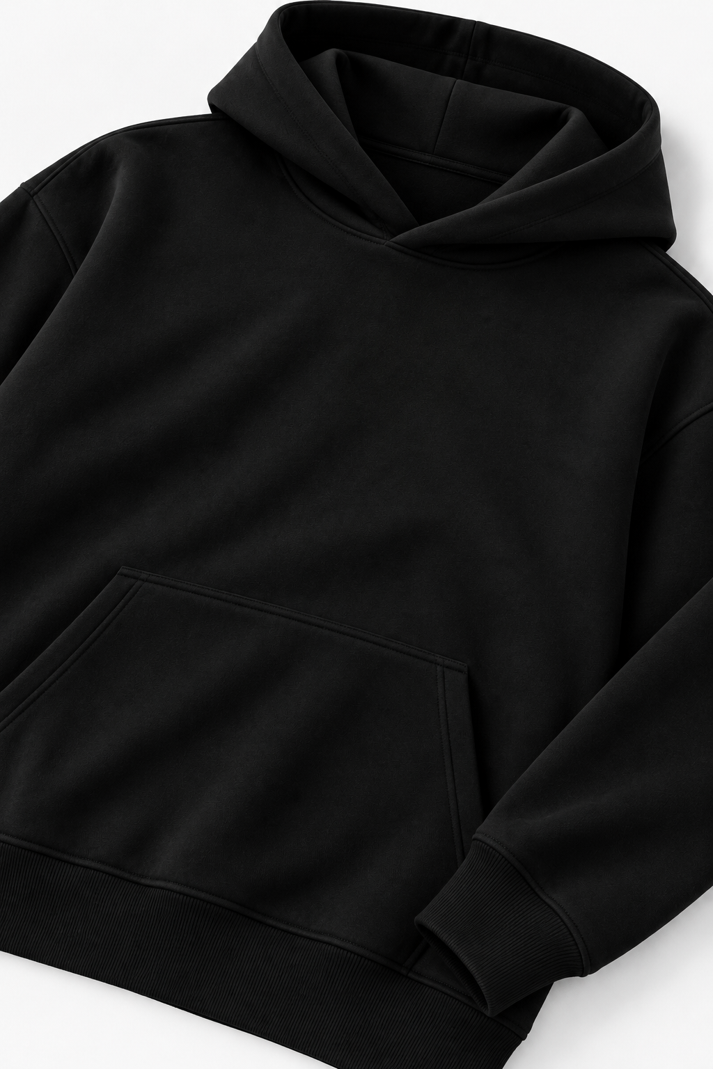 HEAVYWEIGHT STREETWEAR HOODIE - BLACK