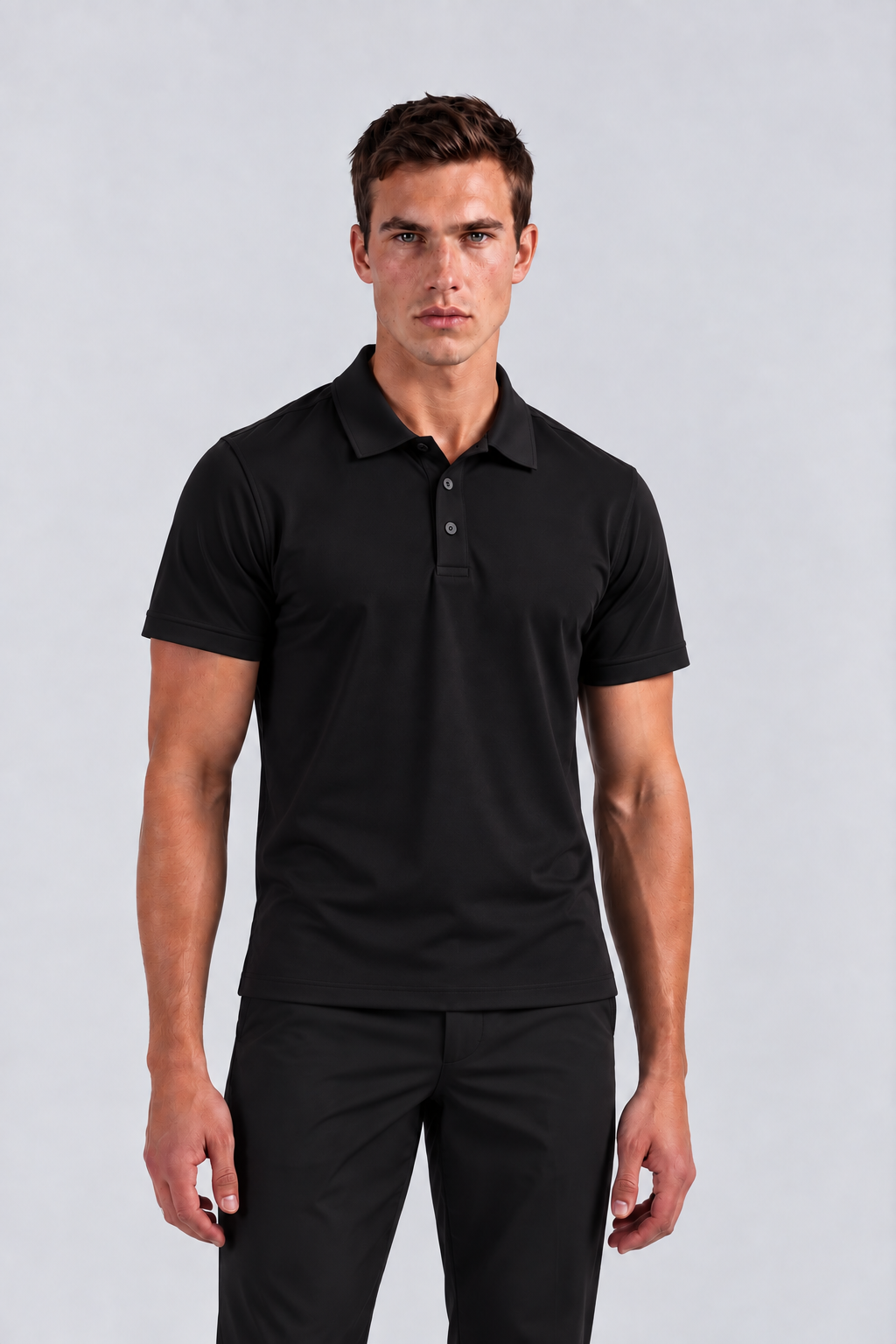ESSENTIAL POLO SHIRT – BLACK