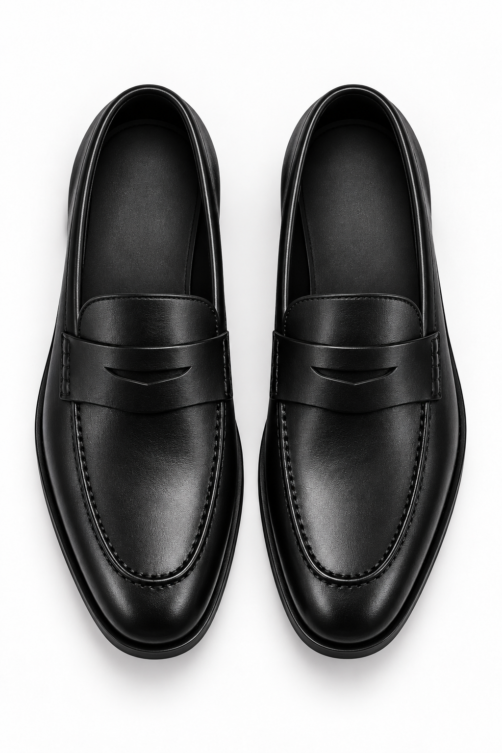 PENNY LOAFERS - BLACK