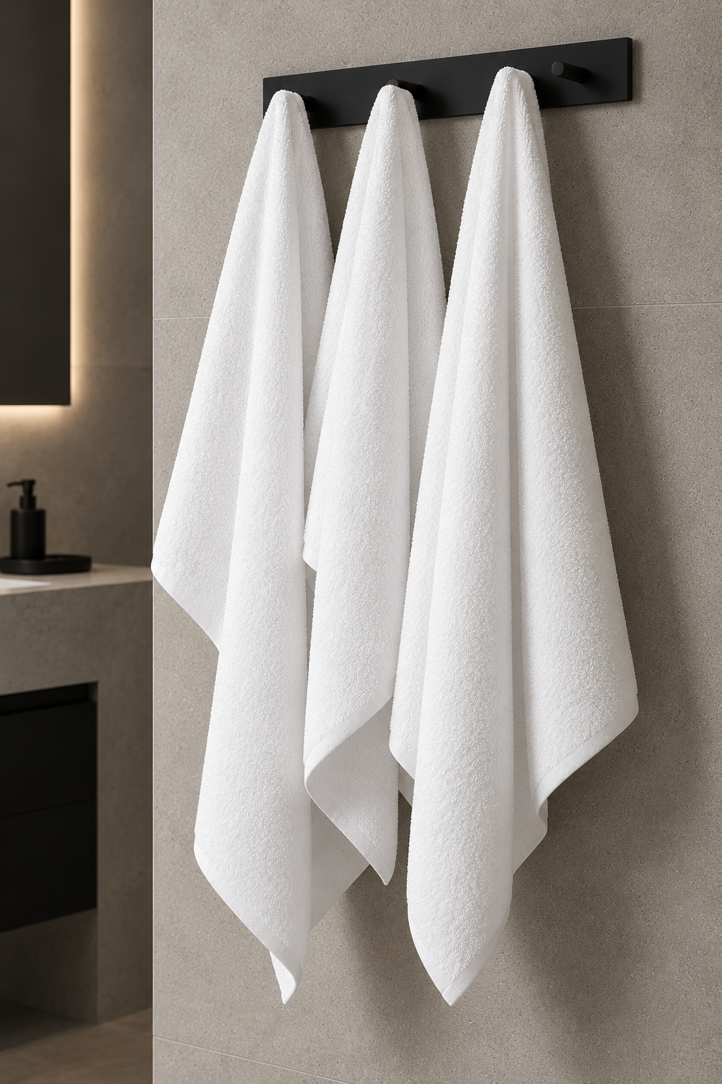 BATH TOWEL - WHITE
