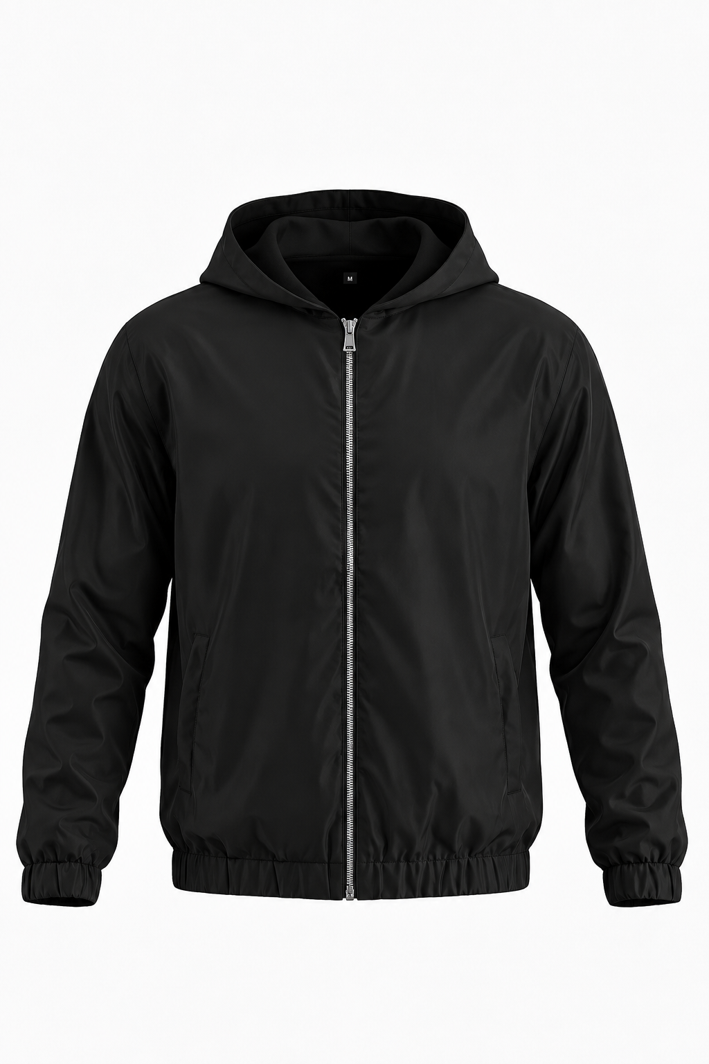 HOODED JACKET - BLACK