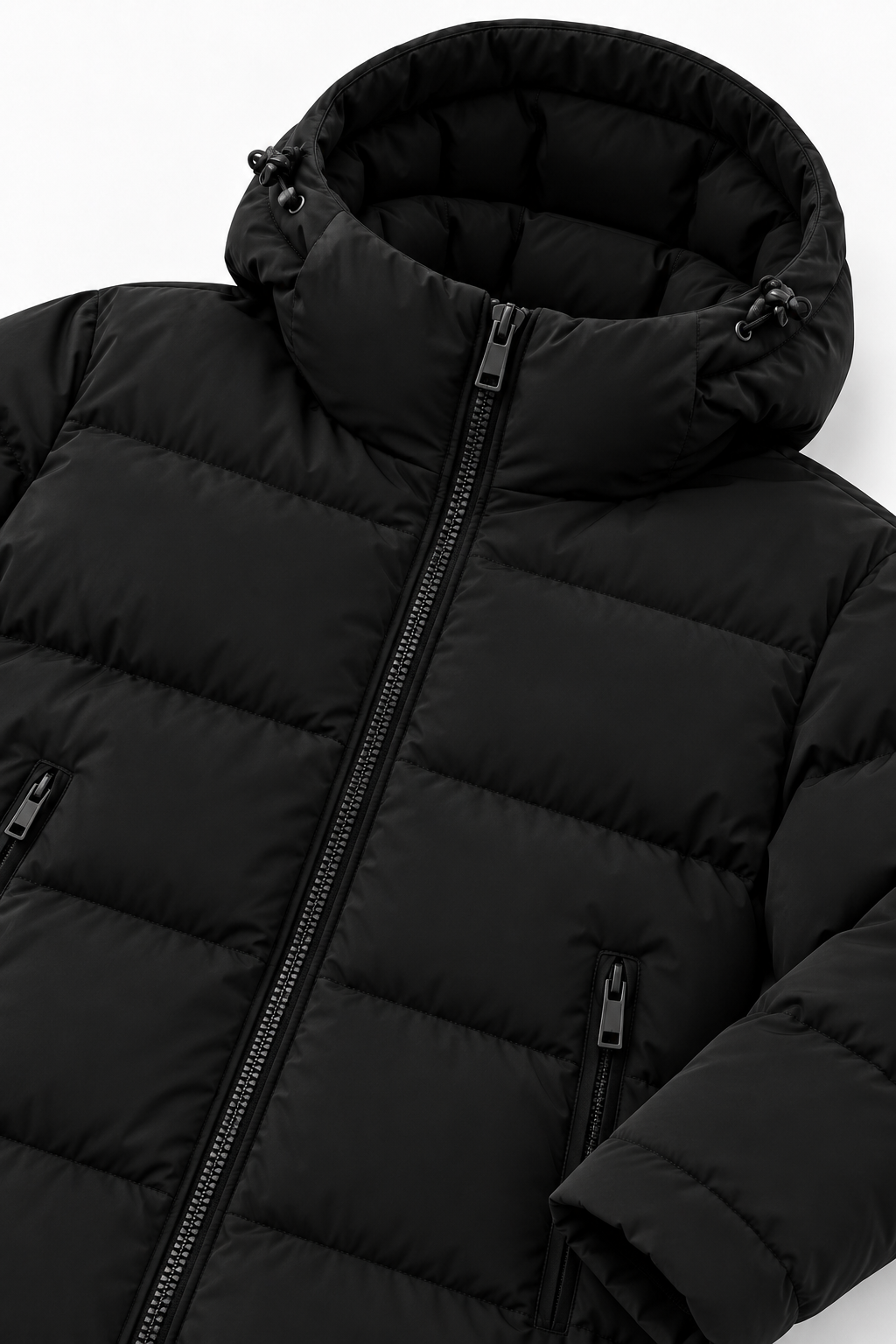 DOWN PARKA - BLACK
