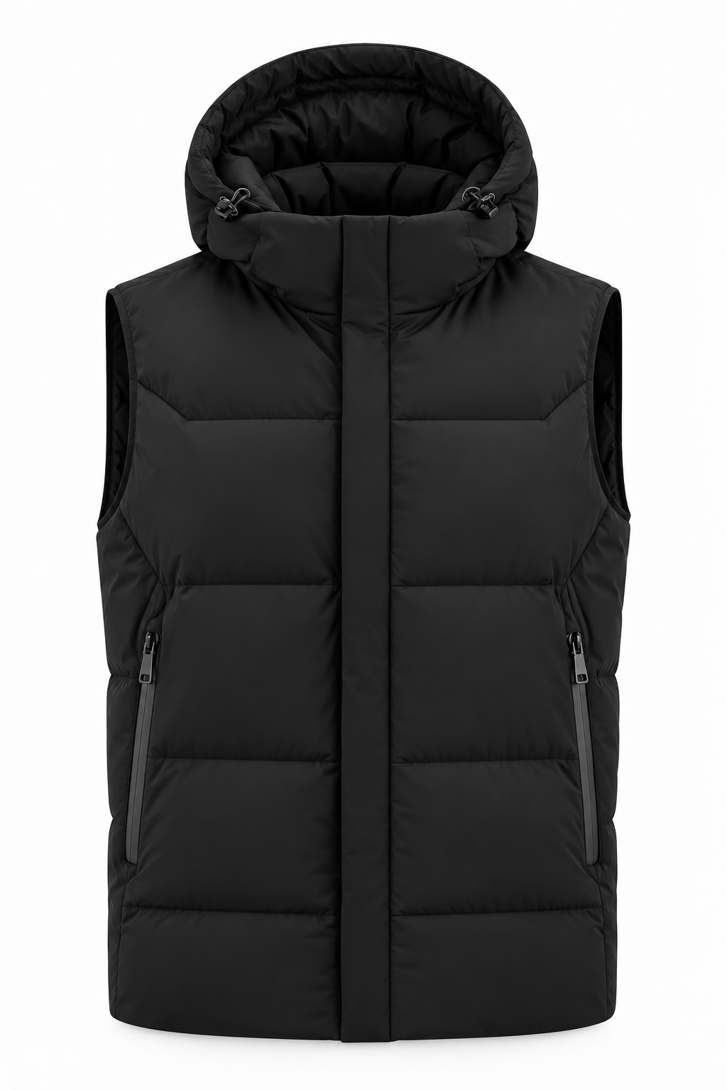 DOWN VEST - BLACK
