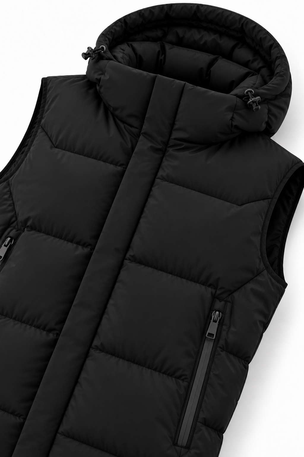 DOWN VEST - BLACK