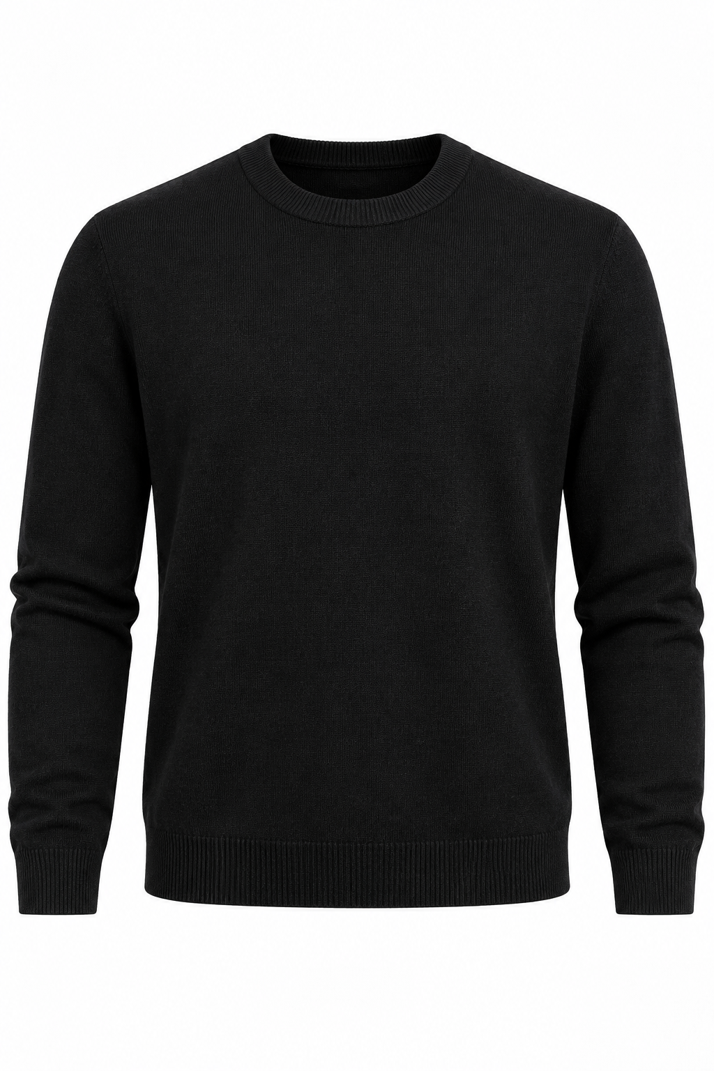 WOOL CREWNECK - BLACK
