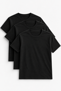 BASE LAYER T-SHIRT – BLACK | 3-PACK