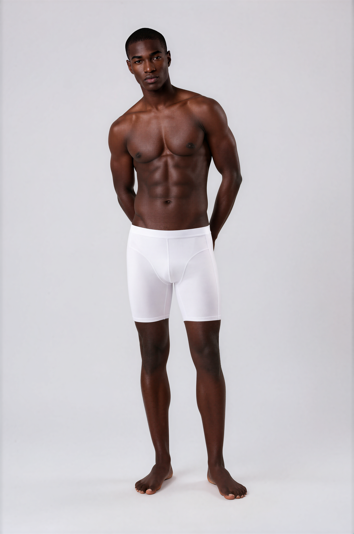 LONG BOXER BRIEFS - WHITE | 3-PACK