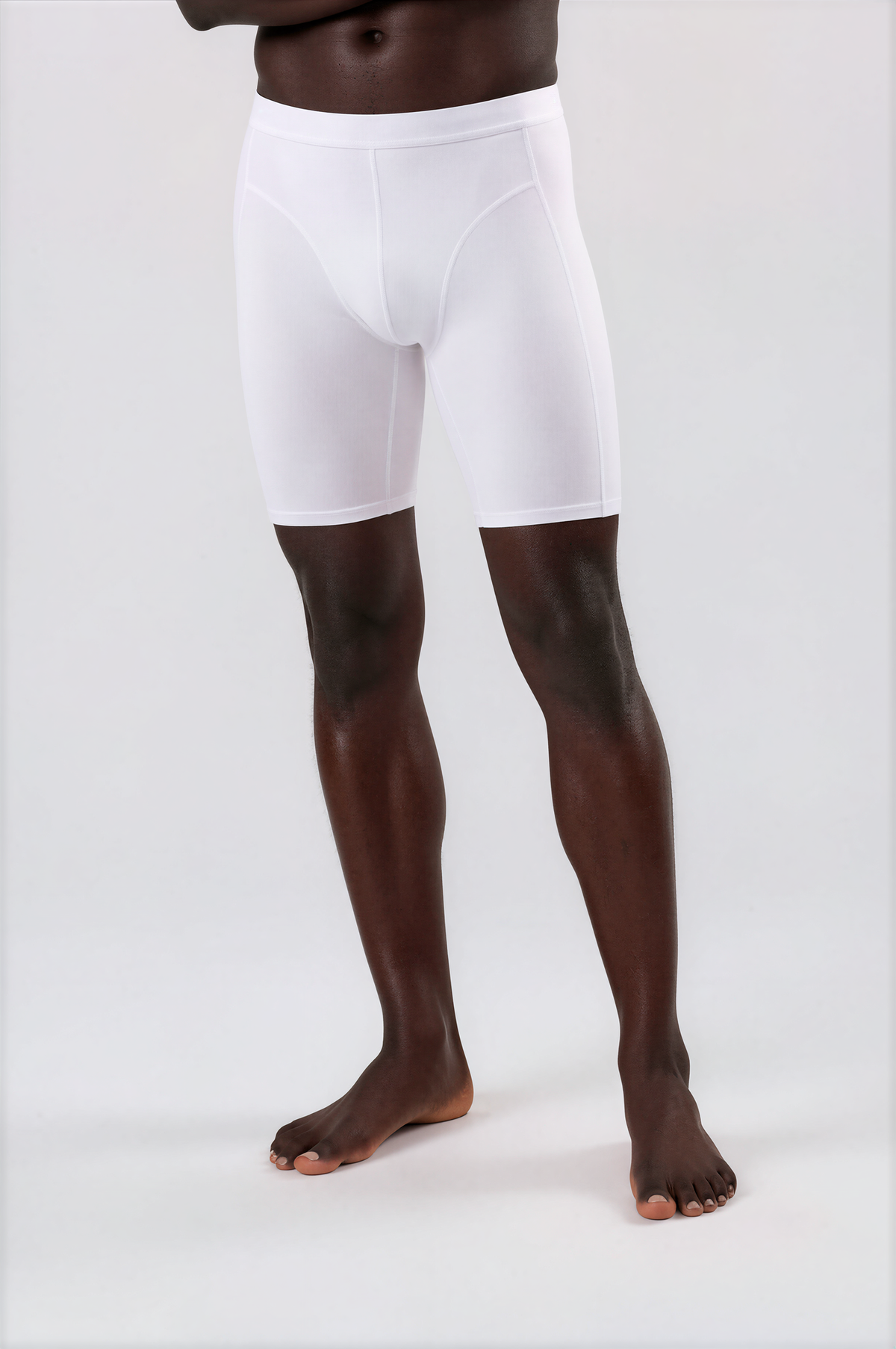 LONG BOXER BRIEFS - WHITE | 3-PACK