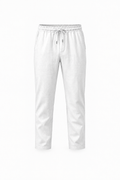 LOOSE-FITTING LINEN TROUSERS - WHITE